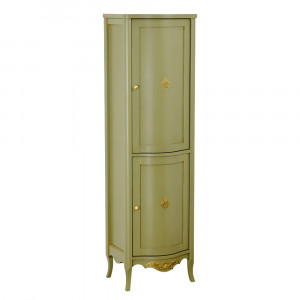 BELLA Пенал 2 двери DX (филенчатые с лилией) 49xH170x43 см, цвет: OLIVA