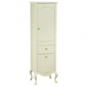 IMPERO Пенал L49xH161xP44 см. SX. 1 ящик 2 двери, цвет: AVORIO