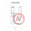 IMPERO Пенал L49xH161xP44 см. SX. 1 ящик 2 двери, цвет: AVORIO