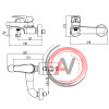 Смеситель Lemark Shift LM4334C для ванны
