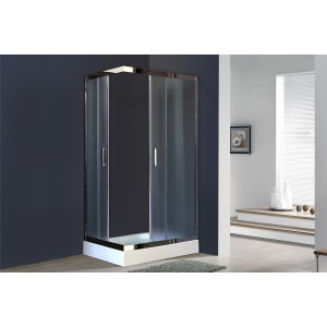 Душевой уголок Royal Bath RB HPD-C-CH 110х90х185 (рифленое)