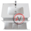 Тумба подвесная, белый, 80 см, Edifice, IDDIS, EDI80W0i95. Подходит умывальник 0108000i28