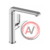 Смеситель для умывальника без донного клапана с поворотным изливом Ravak Flat FL 016.00, X070125