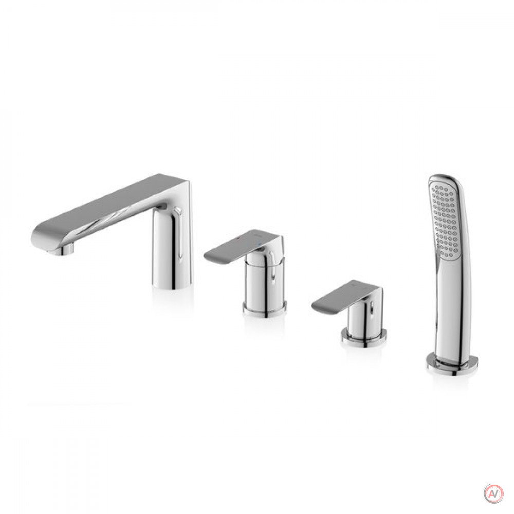 Смеситель врезной каскадный для ванн Ravak Flat FL 026.00, X070120