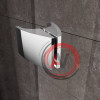 Душевой уголок четверть круга, с распашной дверью Ravak Pivot PSKK3 80x80 см, белые профиль и фурнитура, прозрачное стекло, 37644101Z1
