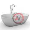 Ванна Ravak FREEDOM 169х80 белая отдельностоящая XC00100020