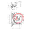 Смеситель DECOROOM DR21055 одноручный для душа
