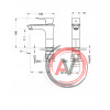 Смеситель Lemark Nero LM0206C для раковины