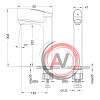 Смеситель Lemark Linara LM0409C для раковины