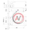 Смеситель Lemark Evitta LM0551C универсальный