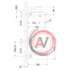 Смеситель Lemark Aura LM0614C для ванны