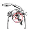 Смеситель Lemark Standard LM2102C для ванны