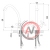 Смеситель Lemark Standard LM2104C для кухни