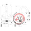 Смеситель Lemark Neo LM2207C для раковины