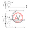 Смеситель Lemark Atlantiss LM3217C универсальный