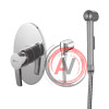 Смеситель Lemark Atlantiss LM3219C с гигиеническим душем, встраиваемый