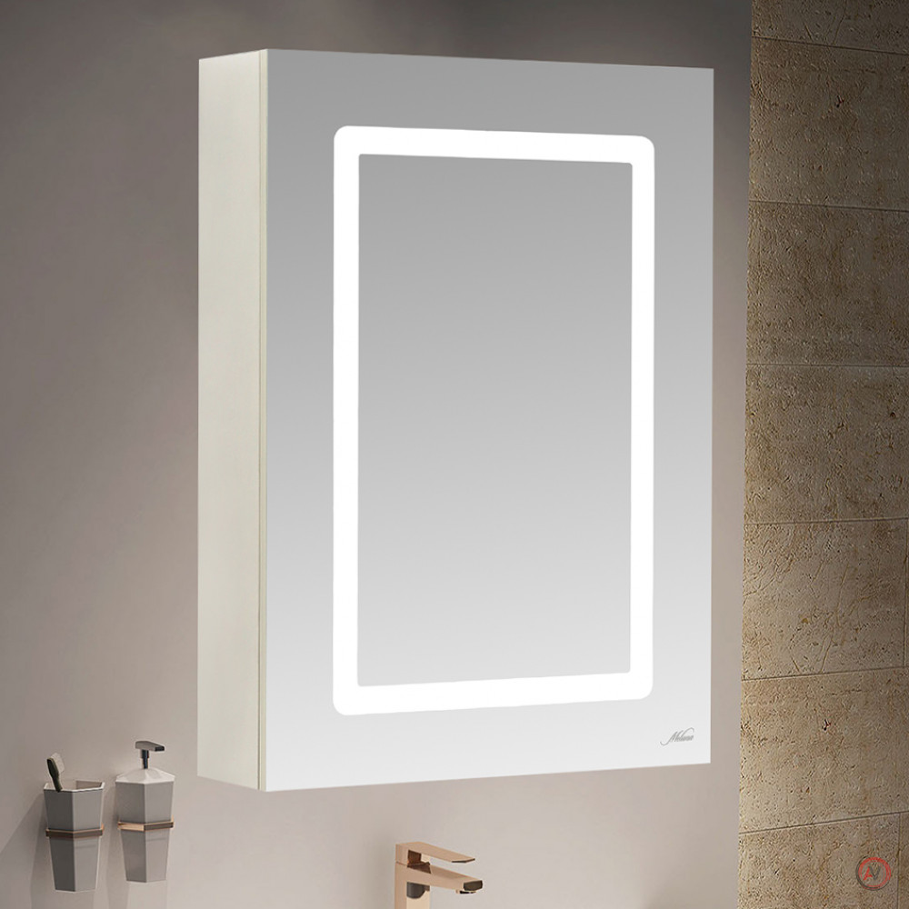 Зеркальный шкаф с LED-подсветкой MELANA-5070 (MLN-MC013)
