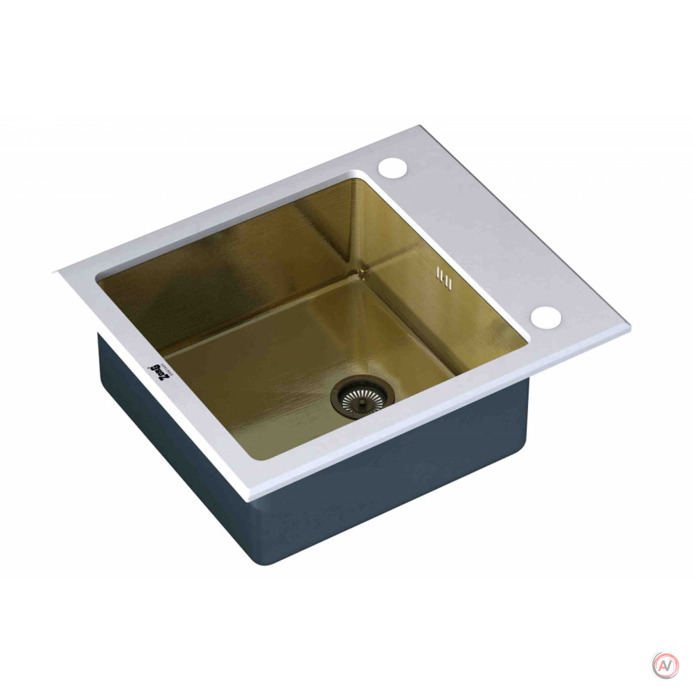 Мойка для кухни GL-6051-WHITE-BRONZE