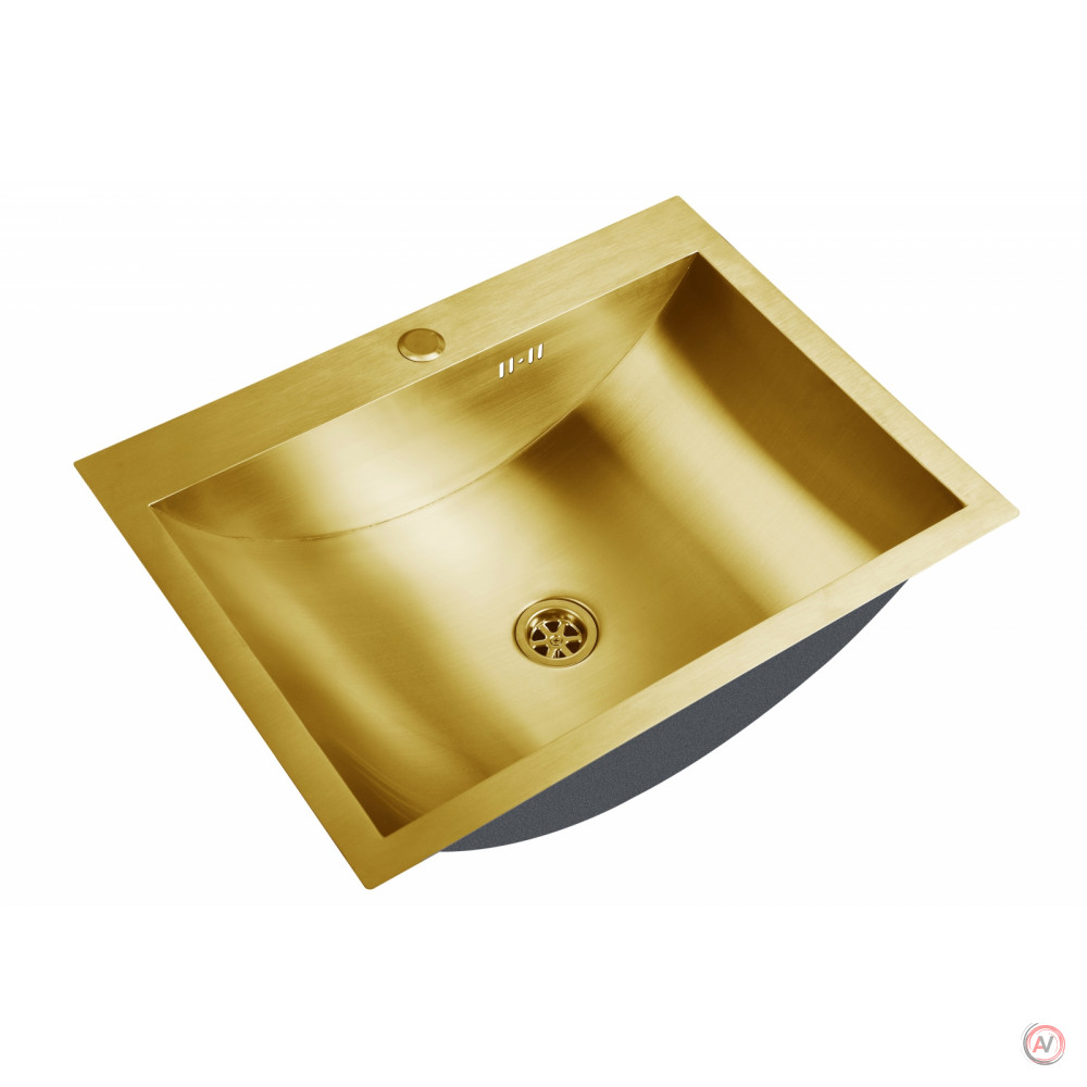 Раковина ZorG INOX U 4560 BRONZE
