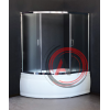 Душевая штора Royal Bath RB 150ALP-C-CH (хром/6мм матовое)