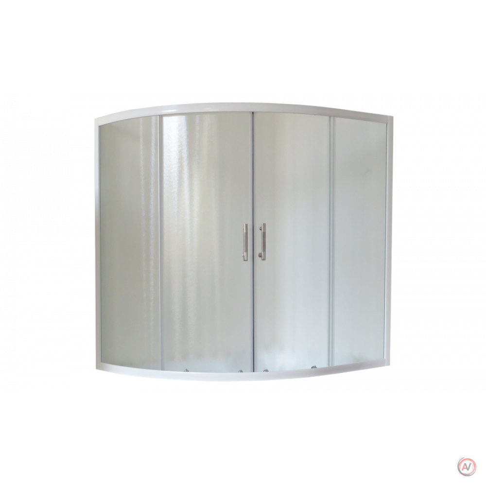 Душевая штора Royal Bath RB 150ALP-С 1500x1000x1500 (матовое)