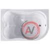 Акриловая ванна Royal Bath NORWAY RB331100 c каркасом 180х120х66 L