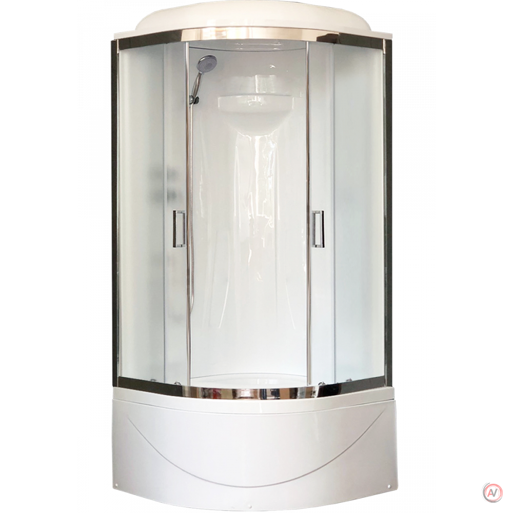 Душевая кабина Royal Bath RB 90BK1-M-CH (матовое)