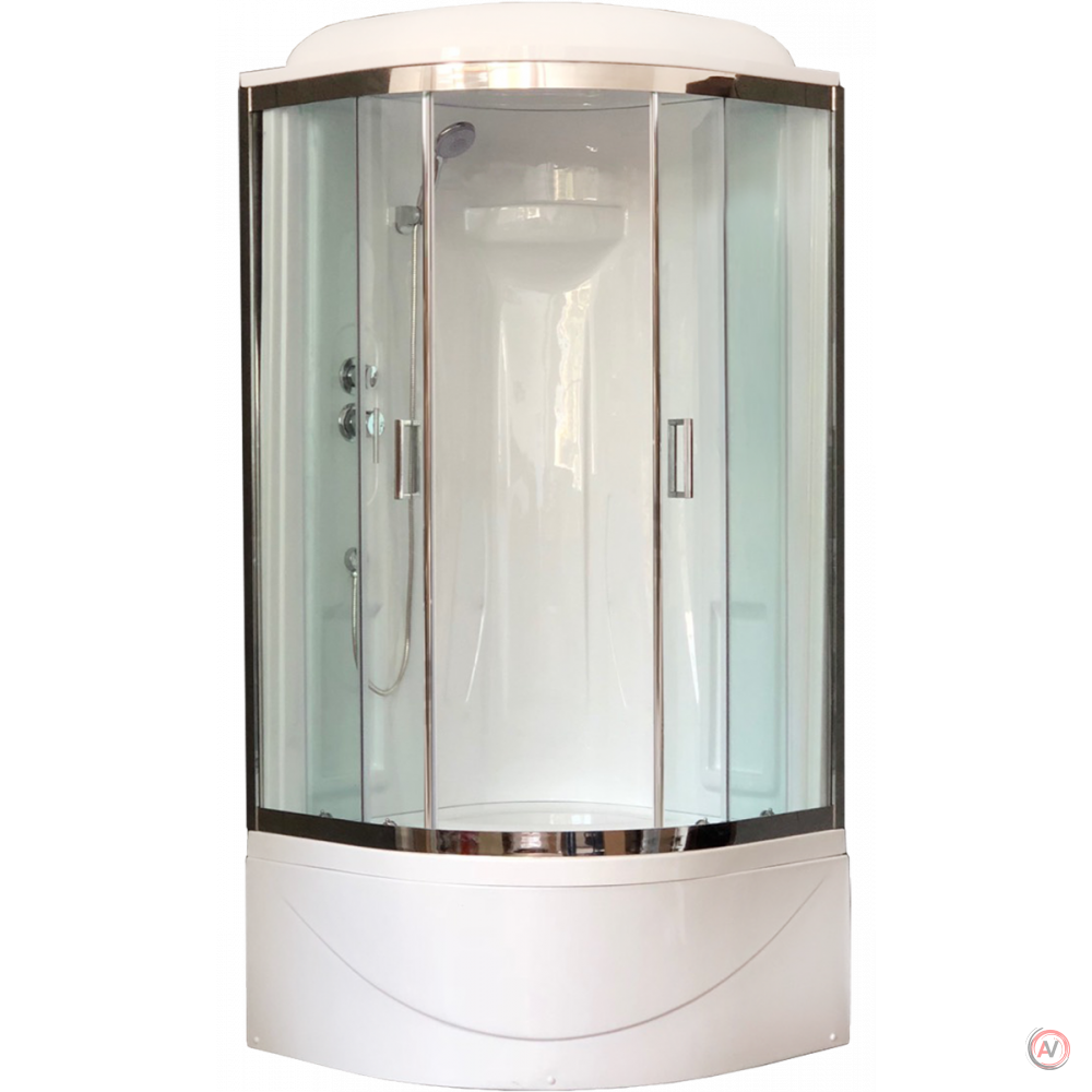 Душевая кабина Royal Bath RB 90BK1-T-CH (прозрачное)