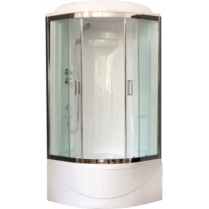 Душевая кабина Royal Bath  RB 90BK1-T-CH (прозрачное)