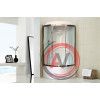 Душевая кабина Royal Bath RB 90BK1-T-CH (прозрачное)