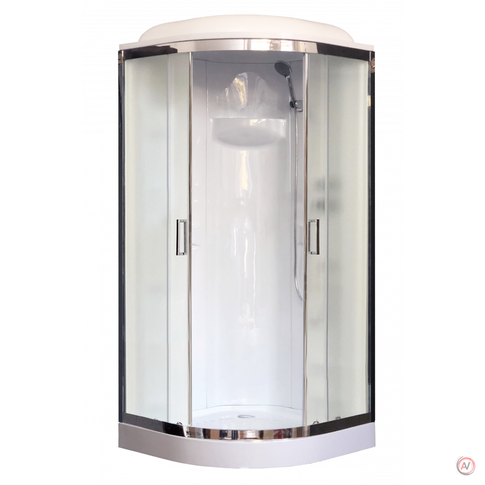 Душевая кабина Royal Bath RB 90HK1-M-CH (матовое)