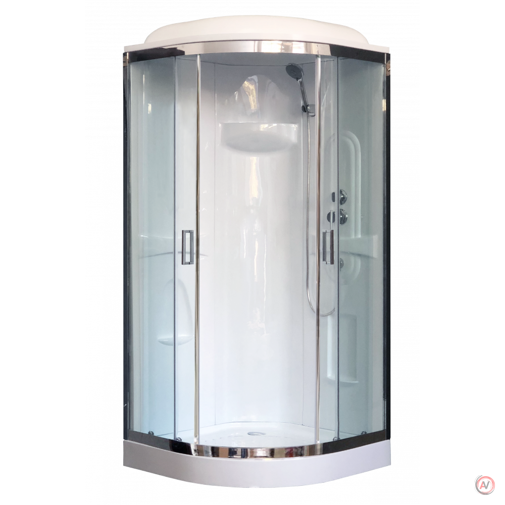 Душевая кабина Royal Bath RB 90HK1-T-CH (прозрачное)