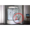 Душевая кабина Royal Bath RB 8120BK2-T-CH (прозрачное) правая
