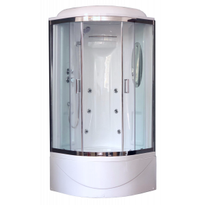 Душевая кабина Royal Bath  RB 90BK2-T-CH (прозрачное)