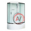 Душевая кабина Royal Bath RB 8120BK5-WC-CH (белое/матовое) правая