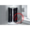 Душевая кабина Royal Bath RB 90HK5-BT-CH (черное/прозрачное)