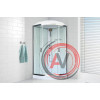 Душевая кабина Royal Bath RB 90HK5-WT-CH (белое/прозрачное)