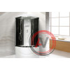 Душевая кабина Royal Bath RB 90BK6-BT-CH (черное/прозрачное)
