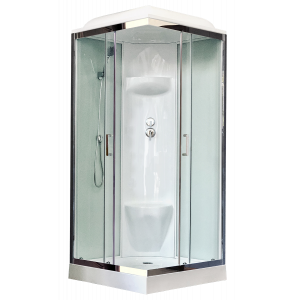 Душевая кабина Royal Bath  RB 90HP6-WT-CH (белое/прозрачное)
