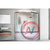 Душевая кабина Royal Bath RB 150ALP-C-CH (матовое) правая