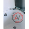 Душевая кабина Royal Bath RB 150ALP-C-CH (матовое) правая
