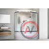 Душевая кабина Royal Bath RB 170ALP-C-CH (матовое) правая