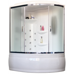 Душевая кабина Royal Bath  RB 170ALP-C-CH (матовое) левая