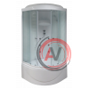 Душевая кабина Royal Bath RB 100BK3-WC (белое/матовое)