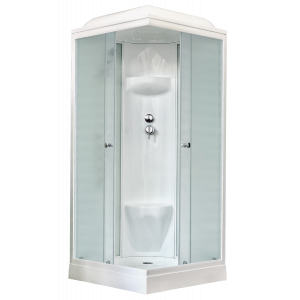 Душевая кабина Royal Bath  RB 80HP6-WC (белое/матовое)