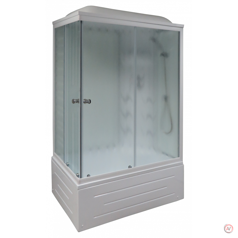 Душевая кабина Royal Bath RB 8100BP3-WC(белое/матовое) правая