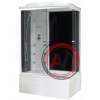 Душевая кабина Royal Bath RB 8100BP3-BT(черное/прозрачное) левая