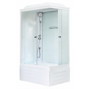 Душевая кабина Royal Bath  RB 8100BP5-WC (белое/матовое) левая