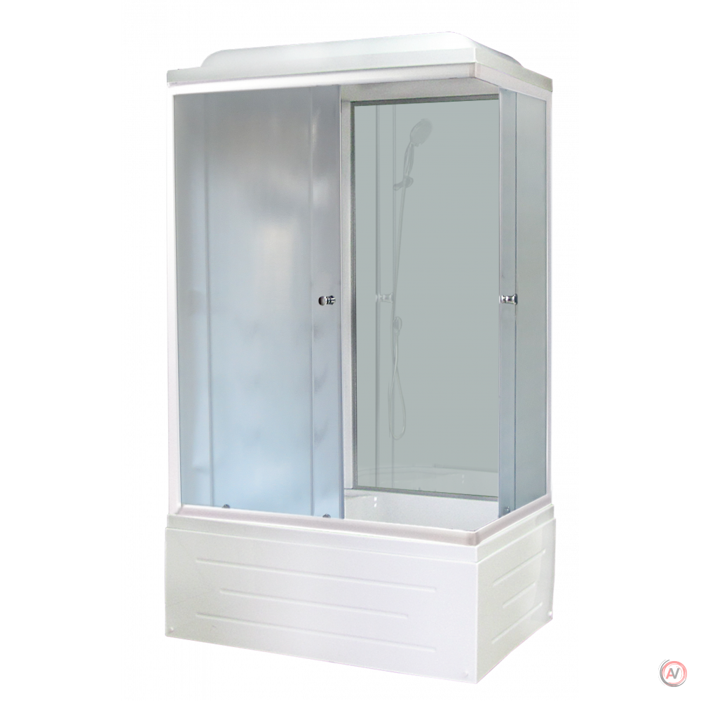Душевая кабина Royal Bath RB 8100BP6-WC(белое/матовое) левая