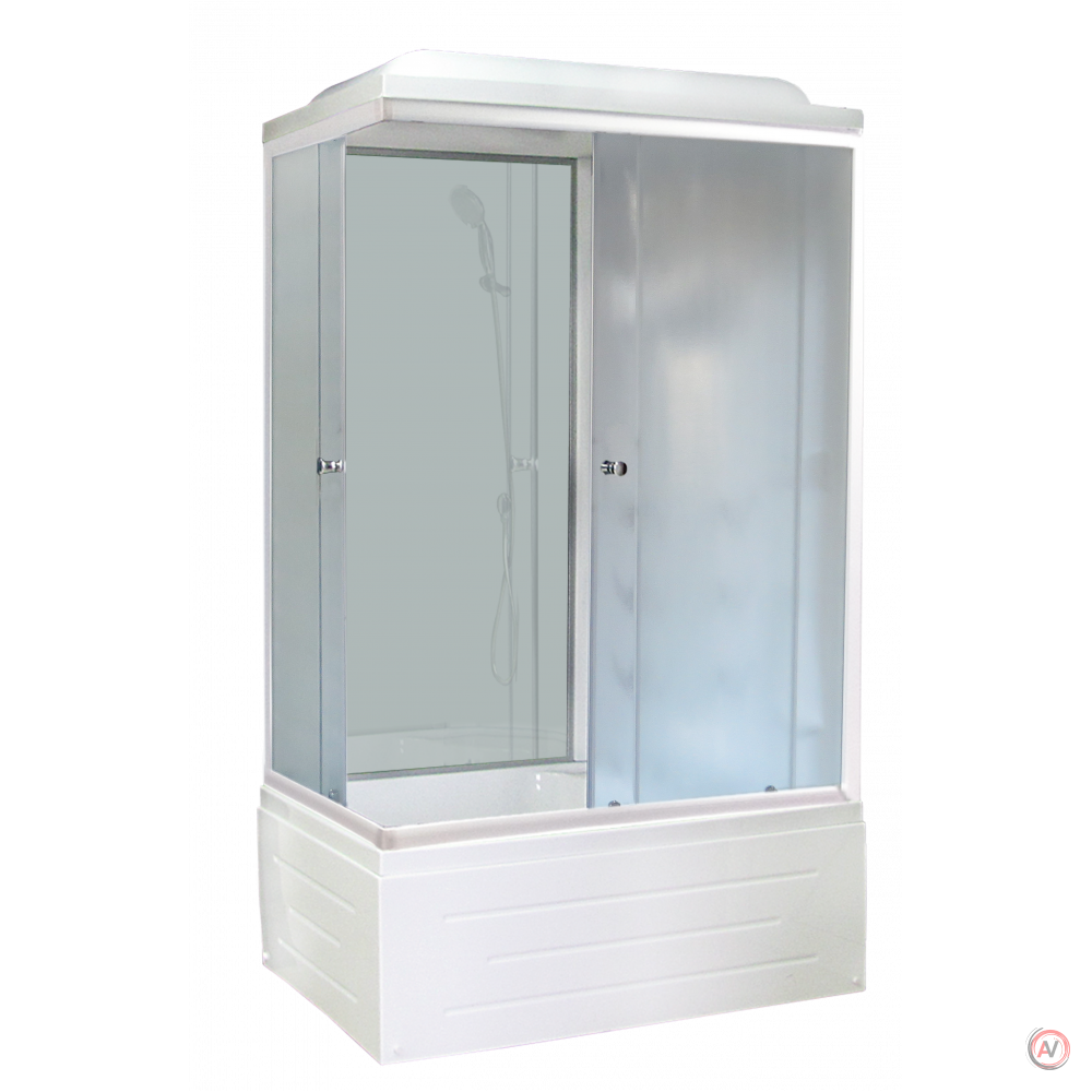 Душевая кабина Royal Bath RB 8100BP6-WC(белое/матовое) правая